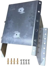 MJ-1-DP Jack Plate 4'' Setback Small Engine Adjustable White 