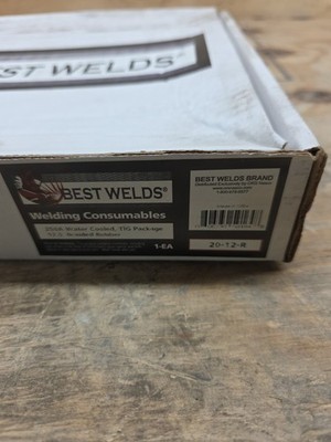 NEW!! BEST WELDS TIG Torches 20-12-r, 250 Amp, 12'' Cable