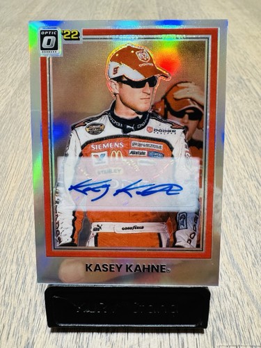 2022 Donruss NASCAR Optic Retro 1981 Kasey Kahne #99 Holo Prizm Auto /99 *Read* - Picture 1 of 3