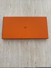 Authentic HERMES Gift Box 14  x 7  x 1    Tissue Paper