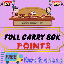  Partners Event Available   Monopoly Stickers Go 1-6  CHEAPEST  SUPER FAST  24/7