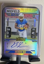 2024 Panini Contenders - Brenden Rice Midfield Ticket #134 /50 On Card Auto RC