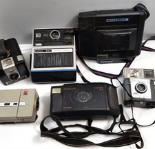 Lot of 6 Vintage Cameras   Kodak, Polaroid, Brownie Hawkeye, EK4   For Parts / R