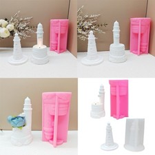 Silicone Cup Molds for Epoxy Resin, Tealight Holder, Stand