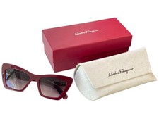 Salvatore Ferragamo Women's Sunglasses SF1081SE Cateye Bordeaux Dark Red - ITALY