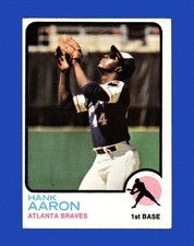 1973 Topps Set-Break #100 Hank Aaron LOW GRADE (crease) *GMCARDS*