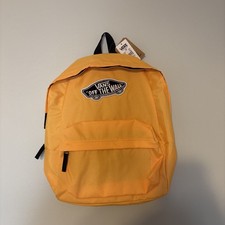 Vans Off The Wall Lighter Weight Realm Standard 16" Backpack Yellow Brand New