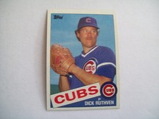 Dick Ruthven Chicago Cubs #563 TOPPS 1985 BASEBALL CARD