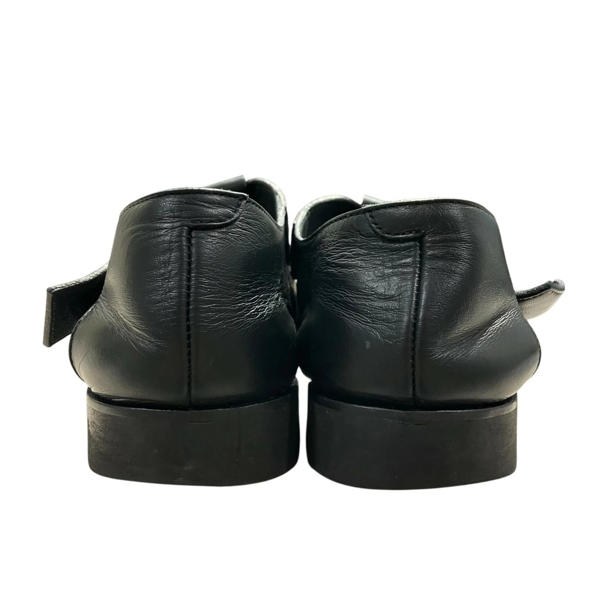Used Paraboot Pacific Woven Sandals Leather Sandals 2022 Black 