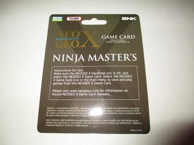 SNK GOLD LIMITED EDITION NEO GEO X CONSOLE + MEGA PACK *SEALED NINJA MASTERS*