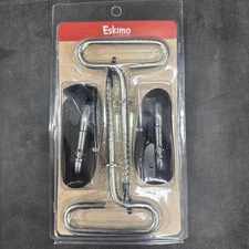 Eskimo 24260 Deluxe Shelter Tie Down Kit 2 Ice Anchors 2 6' Straps