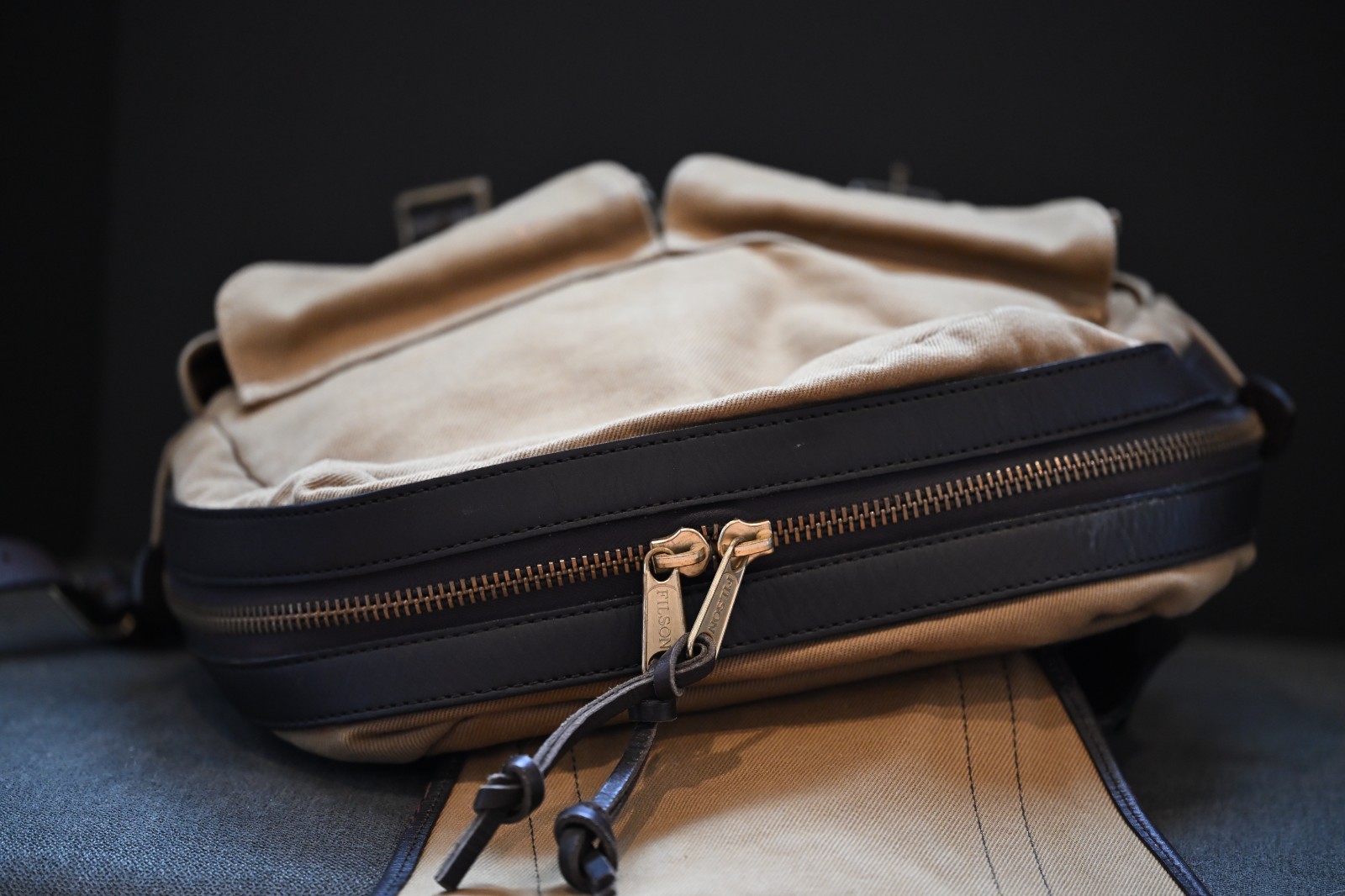 Filson Brown Rucksack Backpack - image 16