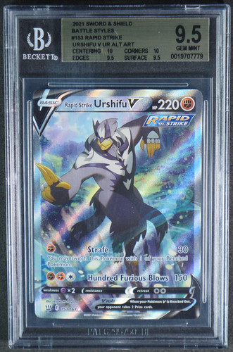 Rapid Strike Urshifu V graded BGS 9.5 for sale on eBay