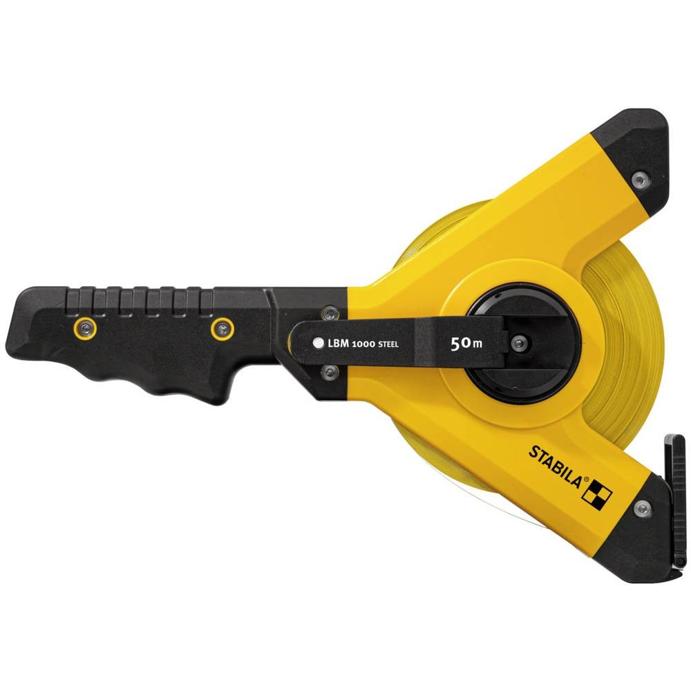 Mètre-ruban Stabila LBM 1000 acier évite les erreurs de mesure sur 50 m