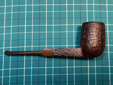 G.B.D. == VINTAGE SANDBLASTED 1970&rsquo;s GBD #9491 BRIAR PIPE. LONDON ENGLAND