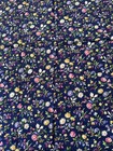 A Year Of Flowers Print Cotton Quilted Fabric Quilt 28” X 28” Square NEW — photo 6