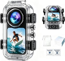 60M QR Magnetic Base Waterproof Underwater Diving Case Cover for Insta360 X6