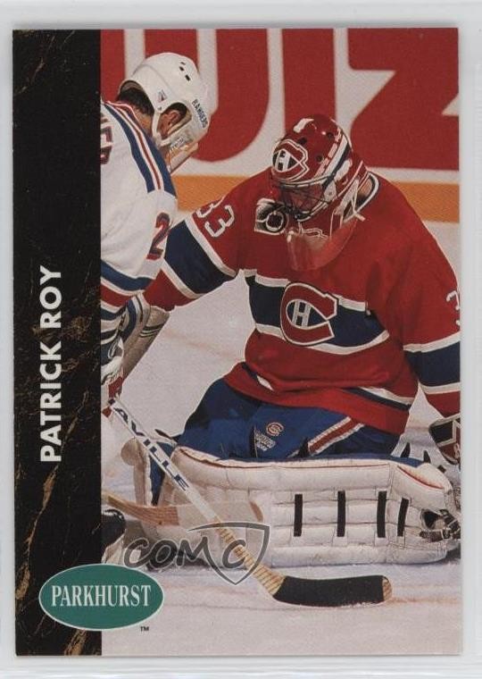 1991-92 Parkhurst French Patrick Roy #90 HOF 0x3f