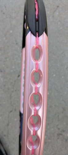 Prince O3 Hybrid Pink Tennis Racket Racquet w/ Case 110 IN EUC - Picture 7 of 20