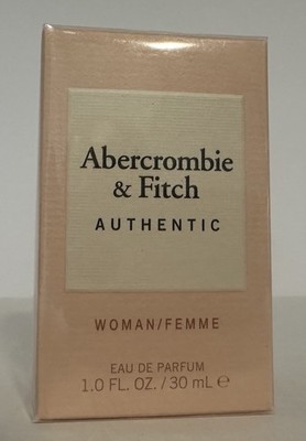 Abercrombie & Fitch Authentic Woman Eau De Parfum 1 oz / 30 ml NEW Sealed