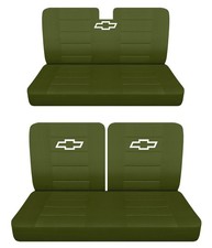 Fits 1958 To 1968 Chevy Impala 2 Door Front 50-50 Top And Rear Bench Seat Covers Fits 1958 To 1968 Chevy Impala 2 Door Front 50-50 Top And Rear Bench Seat Covers