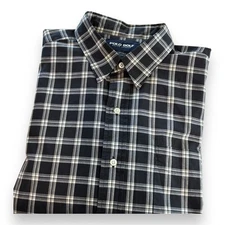 Vintage Polo Golf Ralph Lauren “Lofting” Shirt Size XL Button Down Cotton Plaid