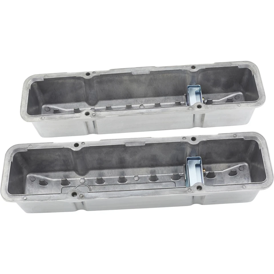 Cubiertas y juntas de válvula de aluminio para pajarita, se adapta a Chevy de bloque pequeño Foto 4 de 4