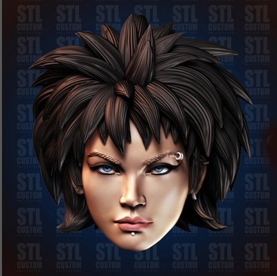 Dazzler Ultimate X-Men 1:6 scale custom unpainted Head 12'' Action Figure