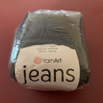 YarnArt Jeans Sport 1.76oz Cotton Yarn Black