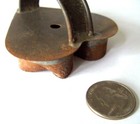2 ANTIQUE TIN HEART COOKIE CUTTERS - ONE WITH HANDLE - PRIMITIVE FOLK ART — photo 6