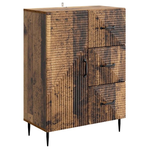 Sideboard Altholz Optik 66 X 34,5 X 89,5 Cm Aus Holzwerkstoff-image