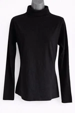 EX Seasalt Black Landing Top Roll Neck Long Sleeve Sizes 8, 10, 12, 18