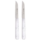 GRÄWE Perlmutt Messer Küchenmesser Schäl-/Allzweckmesser Perlmuttoptik 2 Stück