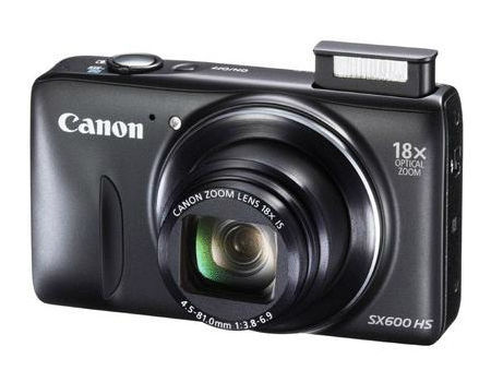 Canon PowerShot SX600 HS 16.0MP Digital Camera - Black