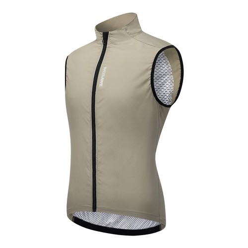 WOSAWE Men's Cycling Vest Outdoor Set Sleeveless Windbreaker Jacket Padded Pants - Picture 18 of 20
