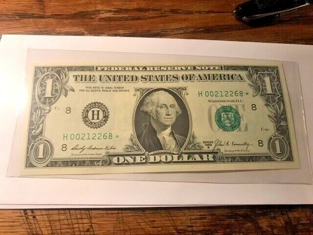 1969-D One Dollar Star Note St. Louis CU #17732 | eBay