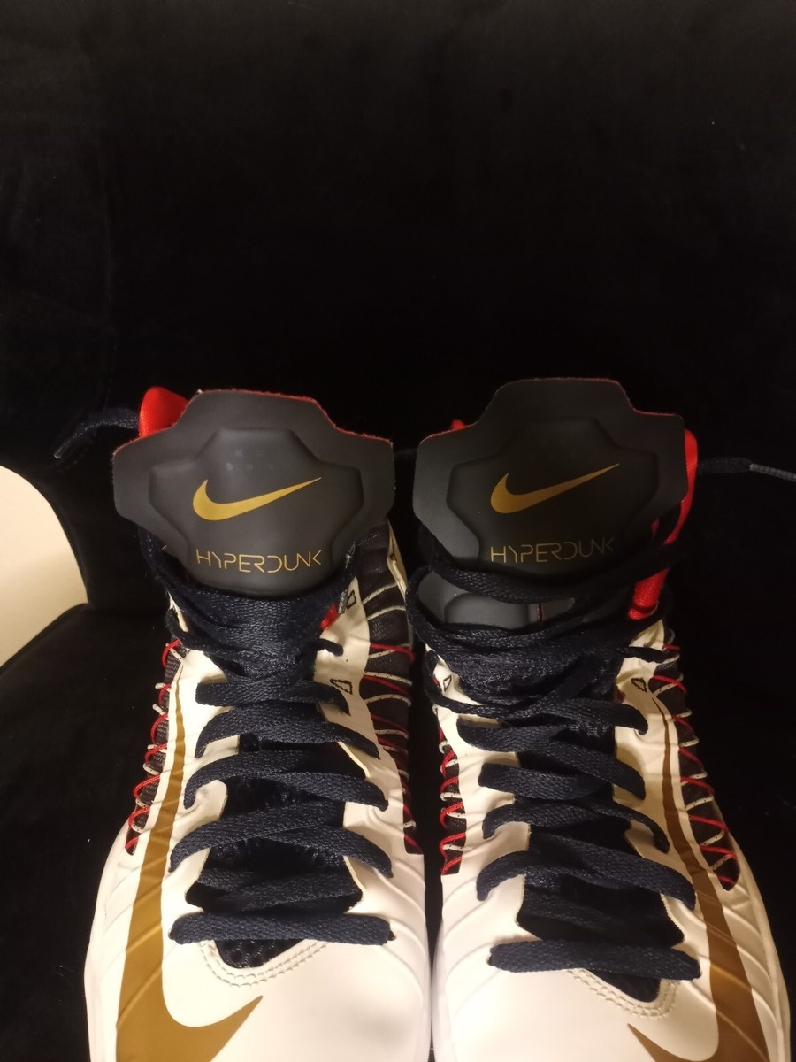 Size 10 Nike Lunar Hyperdunk 2012 Gold Medal for sale online