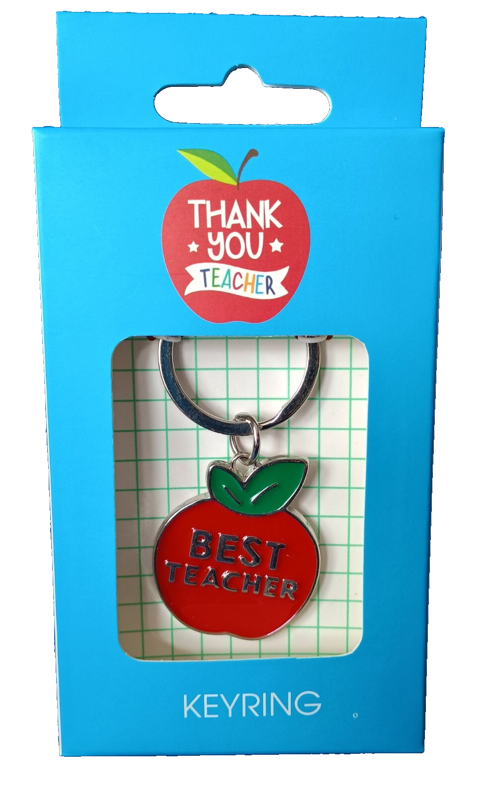 Thank You Teacher BEST TEACHER Key Ring End Of Year Teaching Gift