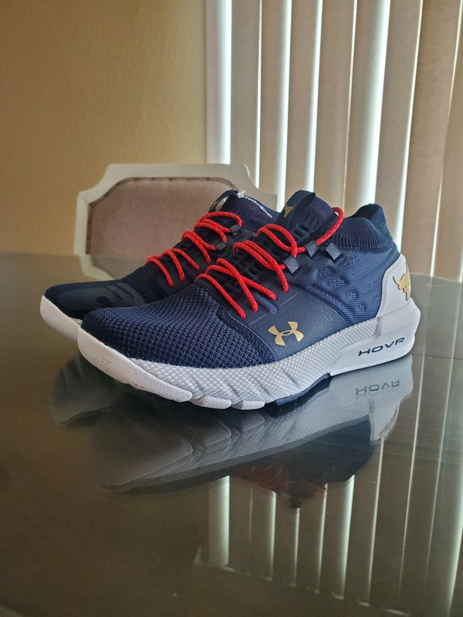 Under Armour UA HOVR Wmns Project Rock Veterans Day Training Shoes  Navy