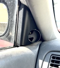 EK Civic 96-98 tweeter mirror cover PAIR 43mm SEDAN COVERS 4 Door speaker mount