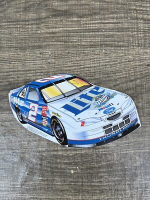 Nascar Rusty Wallace #2 Miller Lite Race Car Fridge Magnet Large Man Cave Ford