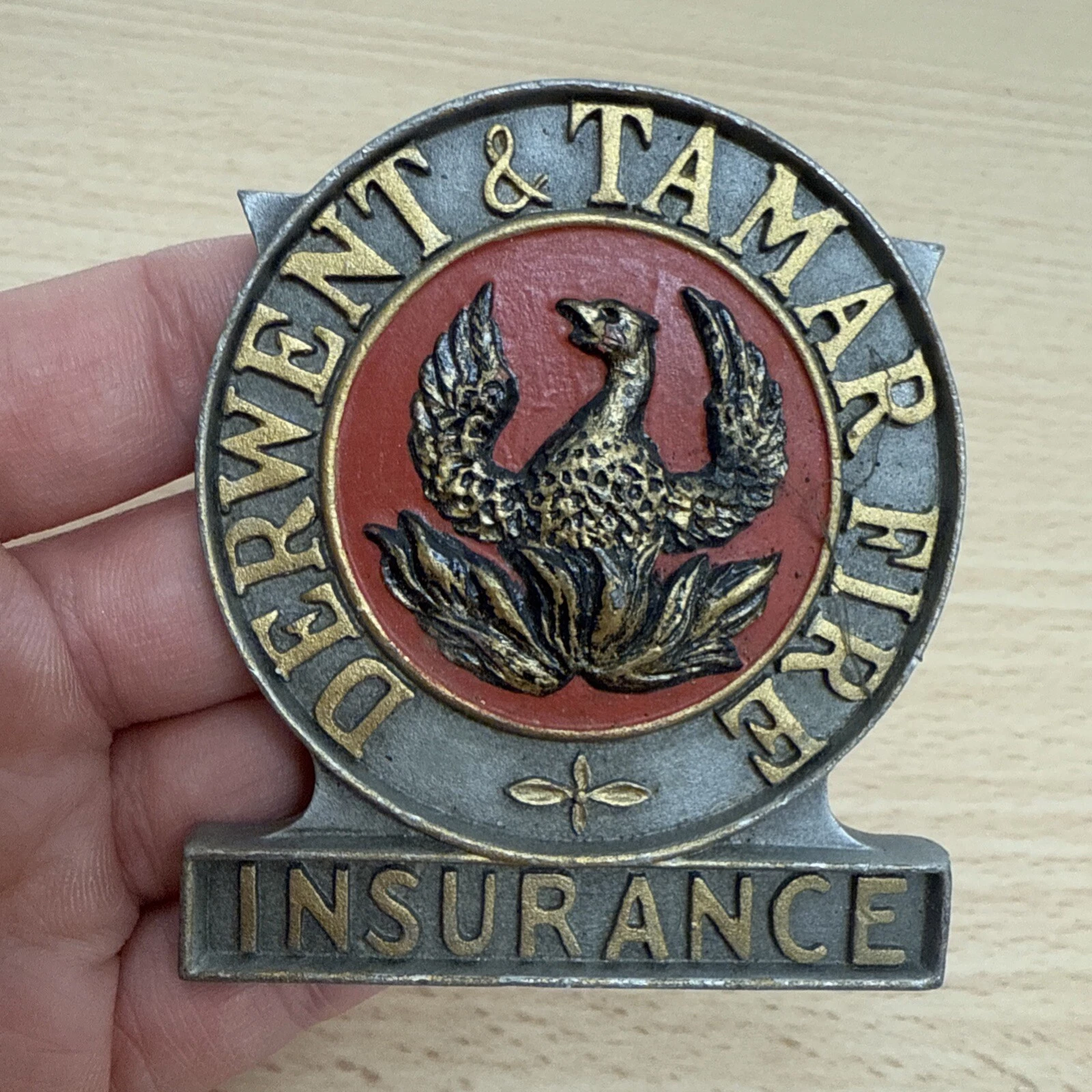 Médaille Derwent & Tamar Fire Insurance 1838 Hobart Tasmania Australia