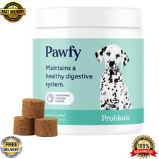 Pawfy Probiotics for Dogs Supports Digestive Health - 30 Chews