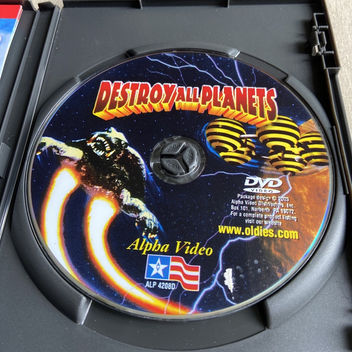 Destroy All Planets (DVD, 1968) Gamera Cult Sci-Fi Kojiro Hongo