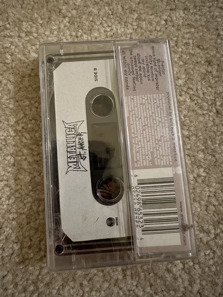 Metallica Cassette Philippines Tape Sealed St Anger Foto 2 de 2