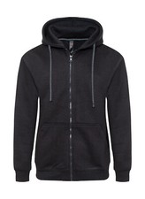 Men's Heavyweight Zip Hoodie Fleece Cotton Blend Sweatshirt Jacket