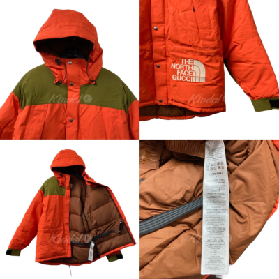 GUCCI/Gucci x THE NORTH FACE Down Jacket Orange Size L | eBay