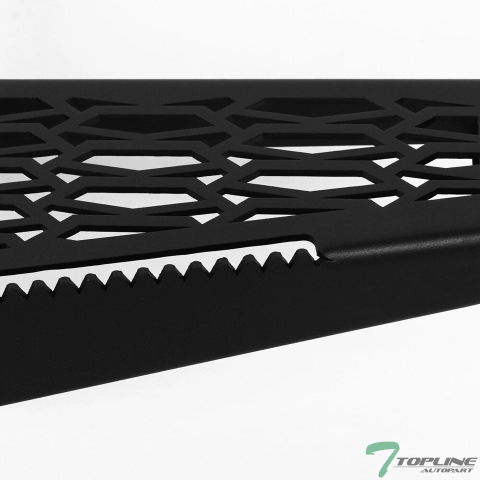 TLAPS Wide Mesh Hitch Step+2" Tow Receiver Matte Black For Mercedes Mits Nissan Foto 4 de 4