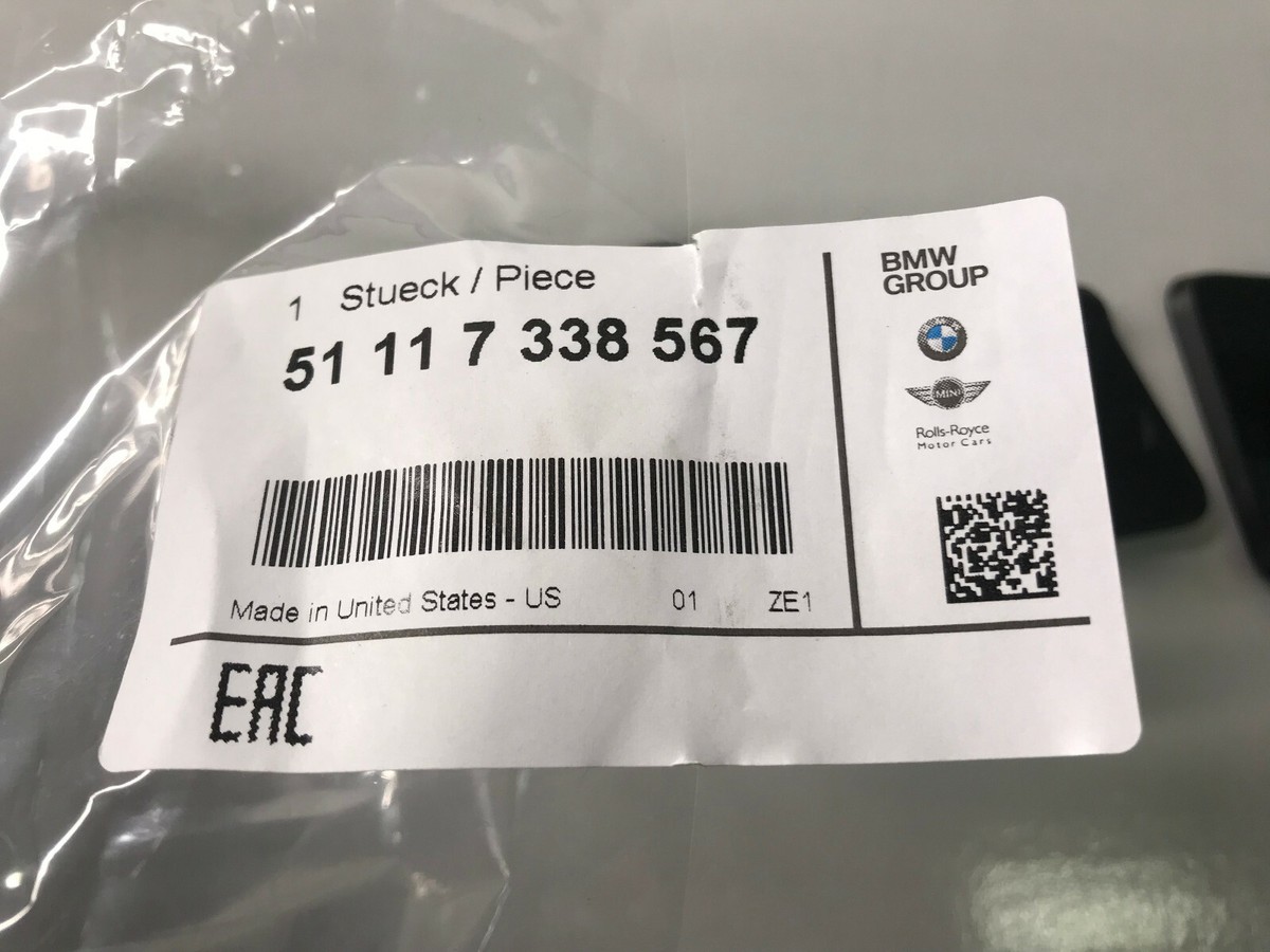 NEW GENUINE BMW X4 F26 HEADLIGHT WASHER COVER SRA LEFT PRIMED 