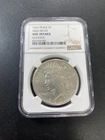 1921 PEACE DOLLAR NGC UNCIRCULATED DETAILS - KEY DATE - CERTIFIED SLAB - $1